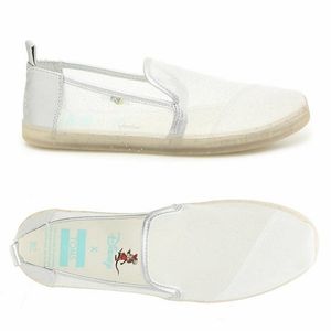 NWT TOMS x Disney Cinderella "Glass" Slip-Ons S9